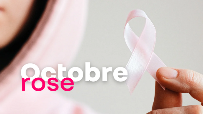 Illustration de RRG et Institut Curie : Ensemble contre le cancer du sein.